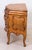 Italian Three Drawer Carved Bombe Commode or End Table For Sale - Image 4 of 11