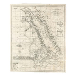 Antique Map of James Bruce's Journey to the Source of the Nile, 1790 For Sale
