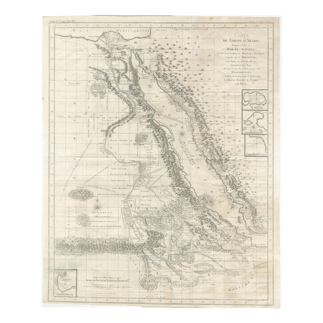 Antique Map of James Bruce's Journey to the Source of the Nile, 1790 For Sale