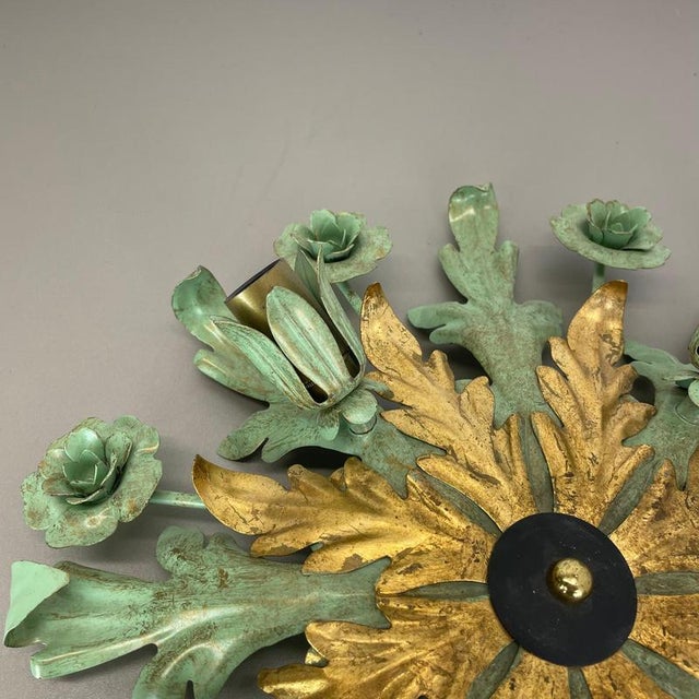 Large Florentiner Theatre Ceiling Light from Banci Firenze, Italy, 1970s For Sale - Image 6 of 18