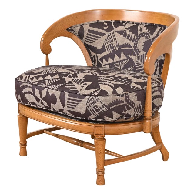 Tomlinson Mid-Century Modern Sculpted Walnut Club Chair or Lounge Chair, 1960s For Sale