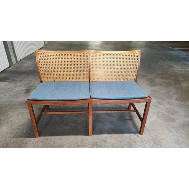 Vintage Scandinavian Two-Seater Bench by Søren Horn, 1960 For Sale - Image 11 of 11