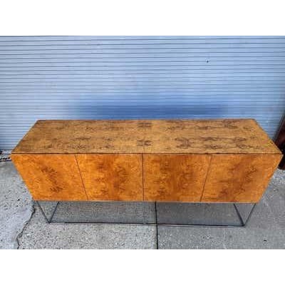Milo Baughman Olive Burl Wood Credenza by Thayer Coggin, 1970 For Sale - Image 11 of 18