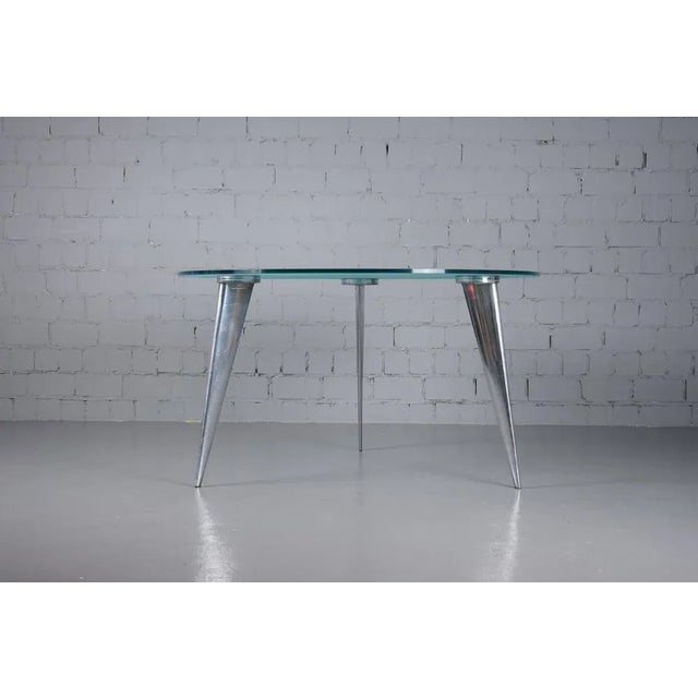 Postmodern dining table of the series M designed by Philippe Starck for Driade around 1987. Production period approx. 1987...