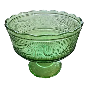 Midcentury E. O. Brody Glass Compote