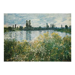 1977 After Claude Monet "Banks of the Seine, Vetheuil", Full-Color Print