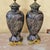 Pair of Bradburn Gallery Hand-Painted Floral Ceramic Table Lamps With Shades For Sale - Image 13 of 18