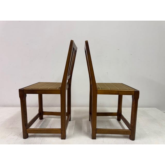 Arts and Crafts Oak Dining Chairs, 1890s, Set of 7 For Sale - Image 15 of 17