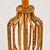 Brown Mid 20th Century Mid Century Modern Burnt Bamboo Table Lamp Bentwood Statement Lamp For Sale - Image 8 of 13