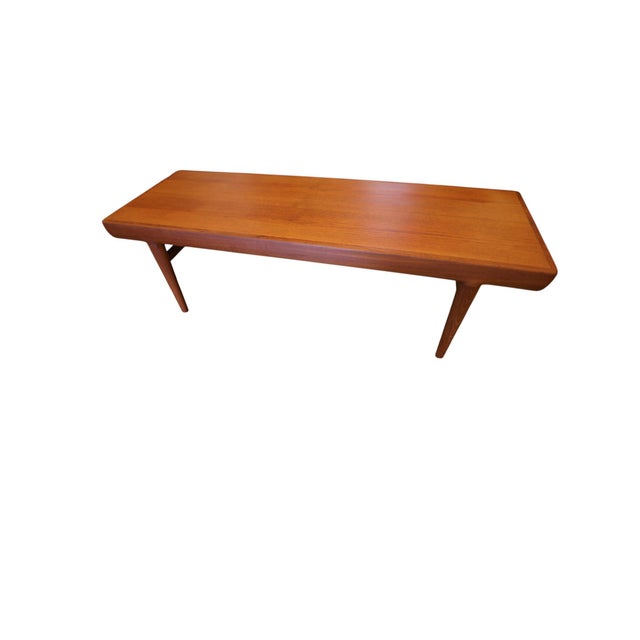 Teak Coffee Table with Drawers by Johannes Andersen for CFC Silkeborg, 1960s For Sale - Image 6 of 18