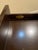 Brown Sligh Bel Aire "Paramount" Contemporary Walnut & Gold Leaf Executive Desk For Sale - Image 8 of 9