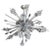 1960s J. & L. Lobmeyr Starburst Chrome & Crystal Chandelier by Hans Harald Rath For Sale - Image 11 of 12
