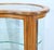 Small Yellow Mahogany Rognon Display Case, 1910s For Sale - Image 10 of 18
