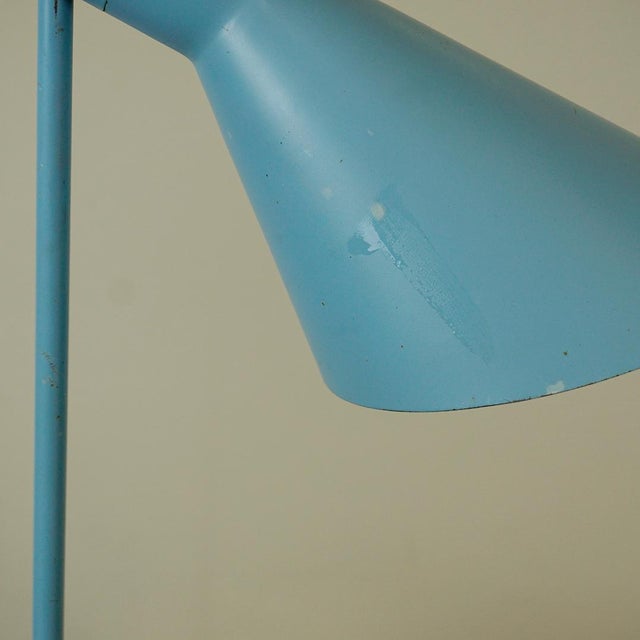 Blue AJ Table Lamp from Louis Poulsen, Denmark, 1960s For Sale - Image 6 of 17