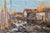 After the Flood by Clyde Steadman | Oil on canvas depicting a rural landscape after a flood. For Sale