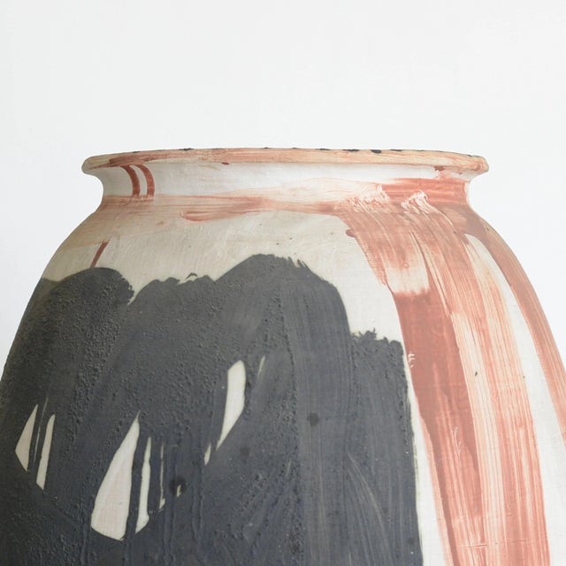 Large Abstract Studio Pottery Vase, 1960s For Sale - Image 3 of 9