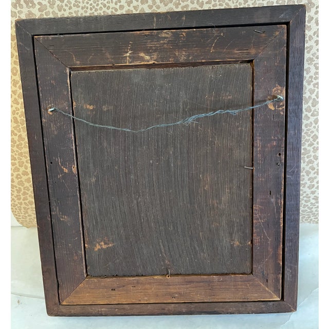 Antique English Westlake Ebonized and Gilt Frame For Sale - Image 4 of 4