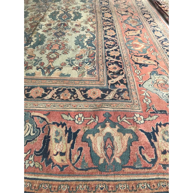 Rich in heritage and artistic finesse, this 19th-century Persian Khorassan rug presents a stunning visual narrative that...