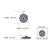 11 CTW Blue Sapphire & Diamond Halo Pendant in 925 Sterling Silver For Sale - Image 11 of 14