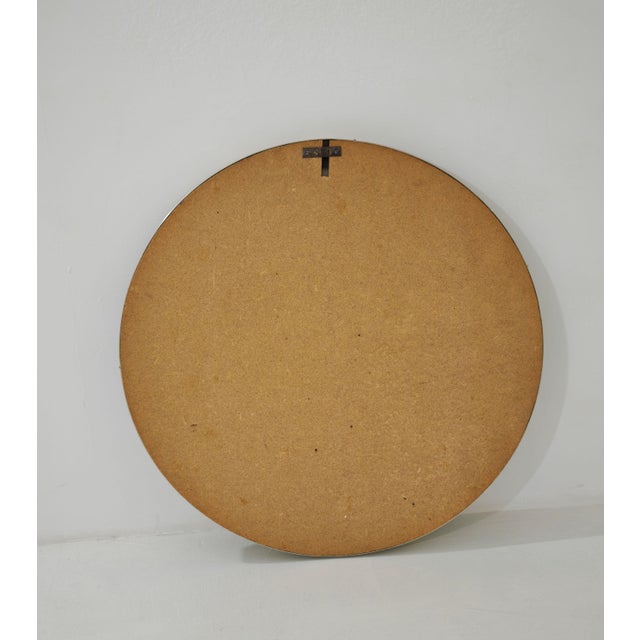 Silver Mid-Century Modern Wall Mirror by Sergio Mazza for Artemide, Italy, 1960s For Sale - Image 8 of 10