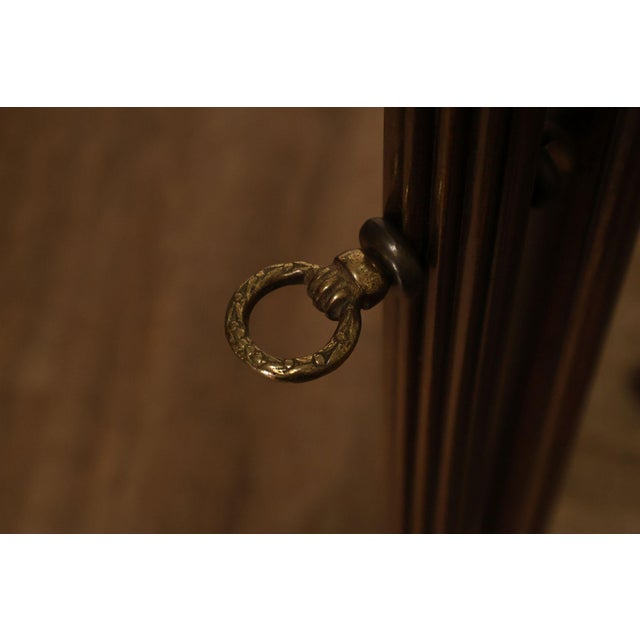 Ethan Allen Georgian Court Cherry Cheval Floor Mirror For Sale - Image 13 of 18