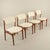 A set of 4 danish dining chairs from the 1960s. The chairs were manufactured in denmark by o.d. Møbler a-s (oddense...