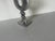 Silver Vintage Don Drumm Brutalist Cast Aluminum Double Candle Holder, Signed For Sale - Image 8 of 12