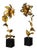 Vintage 20th Century French Floral Table Lamps from Maison Jansen, 1970s, Set of 2 For Sale