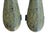 2020s Green Brass Peacock Door Handles, a Pair For Sale - Image 5 of 5
