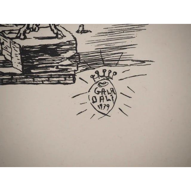 Salvador DALI, Tour for Gala, Engraving For Sale - Image 3 of 6