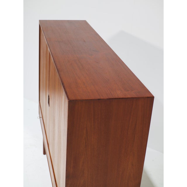 54 Highboard Tambour Doors in Teak by Arne Vodder for Sibast, 1960s For Sale - Image 10 of 13