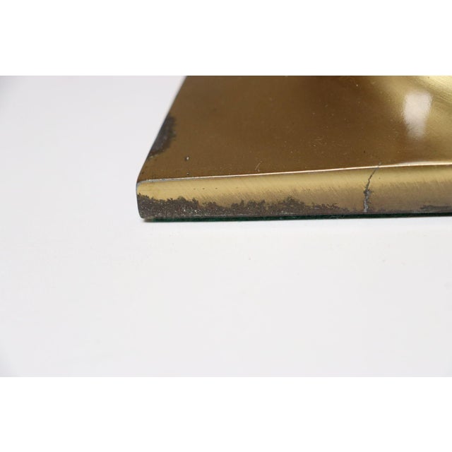 Oversized Mid-Century Modern Walnut and Brass Dual-Socket Table Lamp by Laurel For Sale - Image 10 of 12