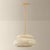 Mitzi Pia 16 in. 1 Light Pendant in Aged Brass and Ceramic Butter Crackle Finish For Sale - Image 9 of 14