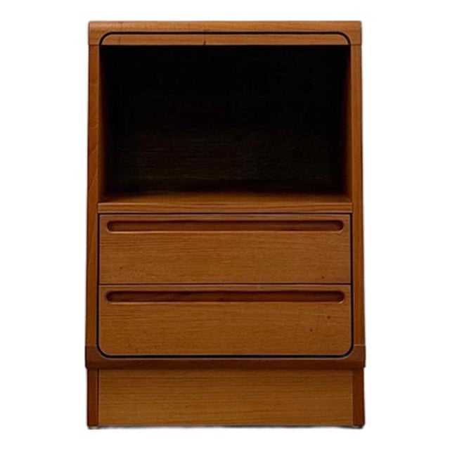 Teak Danish Mid-Century Nightstand Torring Mobelfabrik MCM Bedside End Table For Sale