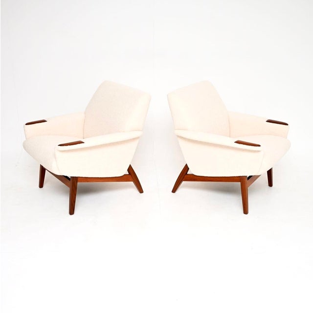 1960s Danish Teak Lounge Chairs, 1960s, Set of 2 For Sale - Image 5 of 11