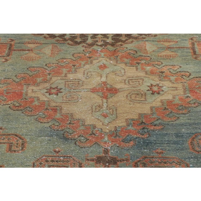 Vintage-Worn Persian Viss Rug -05'02 X 11'03 For Sale In Dallas - Image 6 of 11