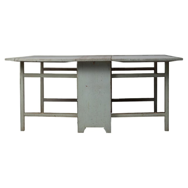 Gustavian Style Swedish Drop Leaf Table, 1800s For Sale