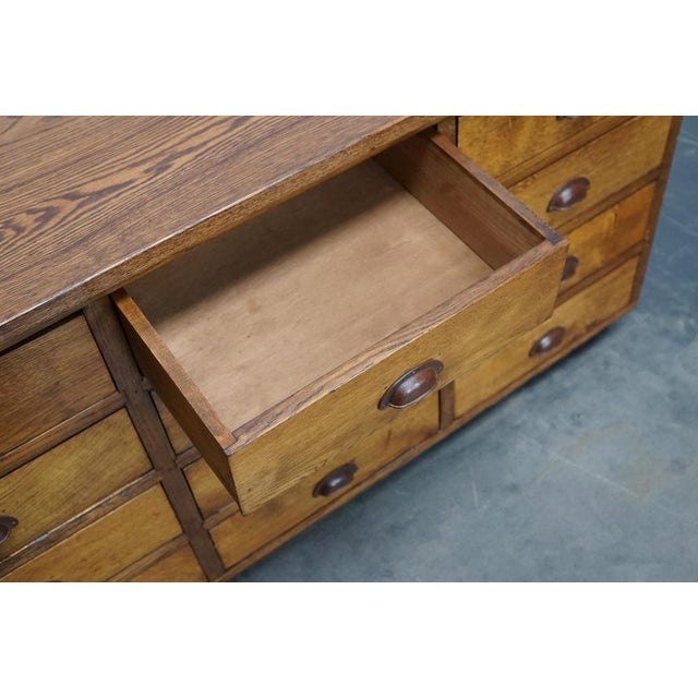 20th Century Dutch Oak Apothecary Cabinet For Sale - Image 18 of 18