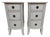 Gustavian Style Unique 3 Drawer Nightstands For Sale