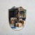 Mid-Century Modern Italian Brass Shield Shape Wall Mirror No. 08, 1970s For Sale - Image 3 of 10