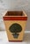 Wood Traditional Hand Painted Wood Planter For Sale - Image 7 of 10