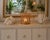 Vintage Woven Rattan & Glass Hurricane Candle Holder For Sale - Image 9 of 12