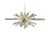 Transparent Triedro Murano Glass Oval Sputnik Chandelier For Sale - Image 6 of 6