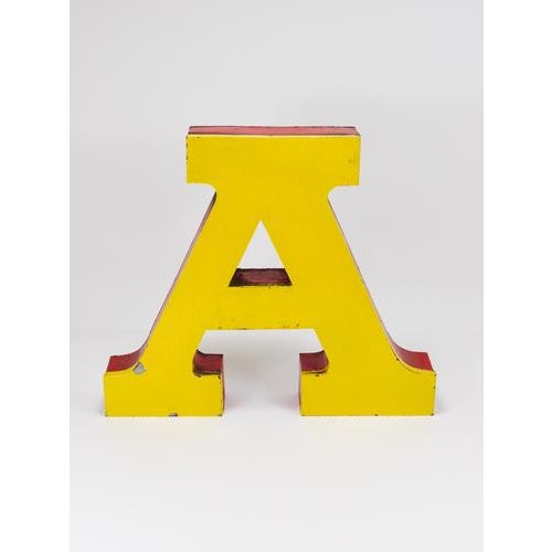 Large Circus Advertising Letter A, 1960s For Sale - Image 11 of 18
