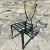 Vintage Postmodern Swag Metal Chair For Sale In West Palm - Image 6 of 11