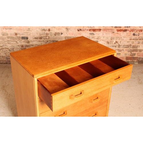 Wood Mid-Century Modern Brandon Oak Chest of Drawers from G-Plan, 1960s For Sale - Image 7 of 9