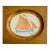 Original Hand-Painted Sailboat Painting in a Vintage Frame For Sale