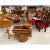 Wood Hand Crafted Folk Art Costa Rican Oxcart Wagon Bar Cart With Intricate Marquetry For Sale - Image 7 of 14