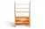 Mid-Century Modern 1950s Scandinavian Design Teak Bookcase With Black Lacquered Uprights For Sale - Image 3 of 5
