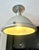 Light Gray Lot of 12 -- Extra Large 22" 1940s Industrial Holophane Pendants For Sale - Image 8 of 10